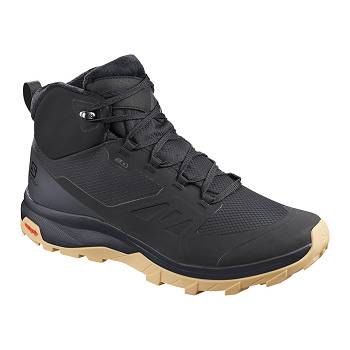 Salomon OUTsnap CSWP - Cierne Zimne Topanky Panske, S0011SK